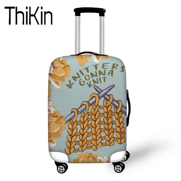 THIKIN Suitcase Cover Thick Elastic Luggage Protective Rain Cover for 18-30 Inch Trolley Cases Suitcases Bag Dust Rain Covers