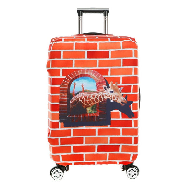 OKOKC Global World Thickest Travel Luggage Suitcase Protective Cover for Trunk Apply to 18''-32'' Suitcase Cover Elastic
