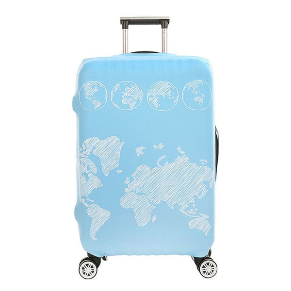 OKOKC Global World Thickest Travel Luggage Suitcase Protective Cover for Trunk Apply to 18''-32'' Suitcase Cover Elastic