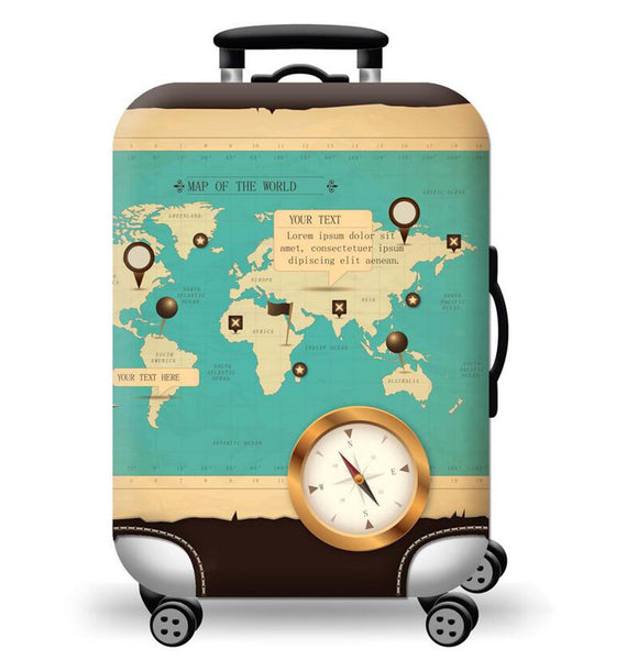 Luggage Case Bag Elastic Cover Printed Suitcase Cover Protector