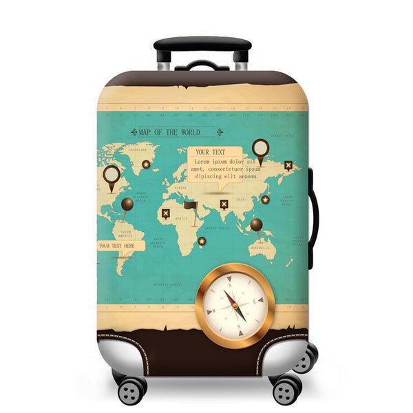 Luggage Case Bag Elastic Cover Printed Suitcase Cover Protector