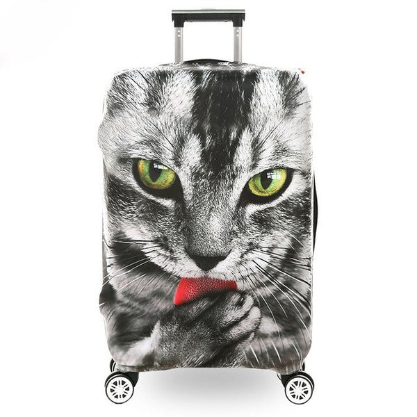 OKOKC Giraffe Thickest Travel Luggage Suitcase Protective Cover for Trunk Apply to 18''-32'' Suitcase Cover Elastic