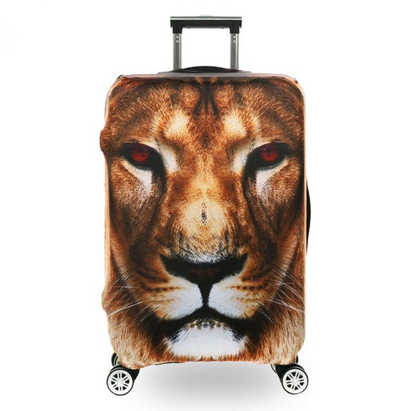 OKOKC Giraffe Thickest Travel Luggage Suitcase Protective Cover for Trunk Apply to 18''-32'' Suitcase Cover Elastic