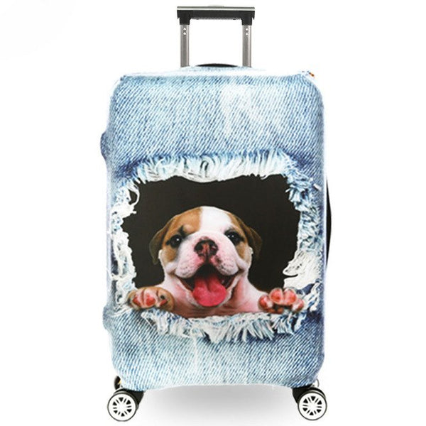 OKOKC Giraffe Thickest Travel Luggage Suitcase Protective Cover for Trunk Apply to 18''-32'' Suitcase Cover Elastic