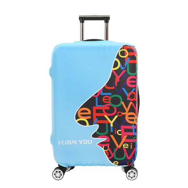 OKOKC Giraffe Thickest Travel Luggage Suitcase Protective Cover for Trunk Apply to 18''-32'' Suitcase Cover Elastic