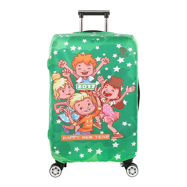 OKOKC Giraffe Thickest Travel Luggage Suitcase Protective Cover for Trunk Apply to 18''-32'' Suitcase Cover Elastic