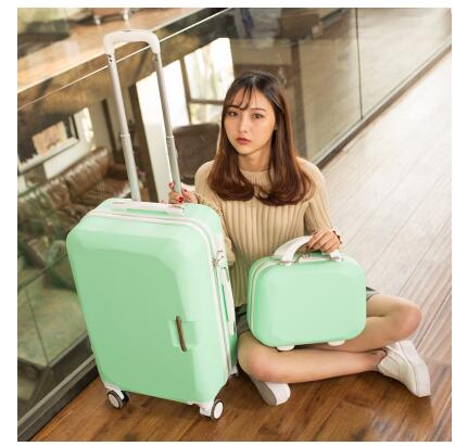 Women Travel Luggage Set Trolley suitcase Cosmetic Suitcase Rolling Bags  On Wheels  Women Wheeled Rolling Luggage Suitcase