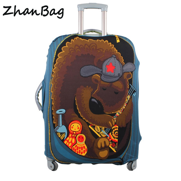 Travel Luggage Suitcase Protective Cover, Stretch Dustproof Protective Cover,Suitcase Cover Apply to 18-30inch Cases,Z-114