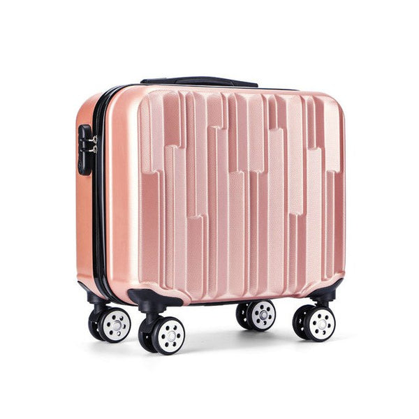Fashion 18" Travel Luggage Suitcase Spinner Wheels Boarding Case Trolley Suitcase Wheeled Travel Rolling Luggage Suitcase LGX32