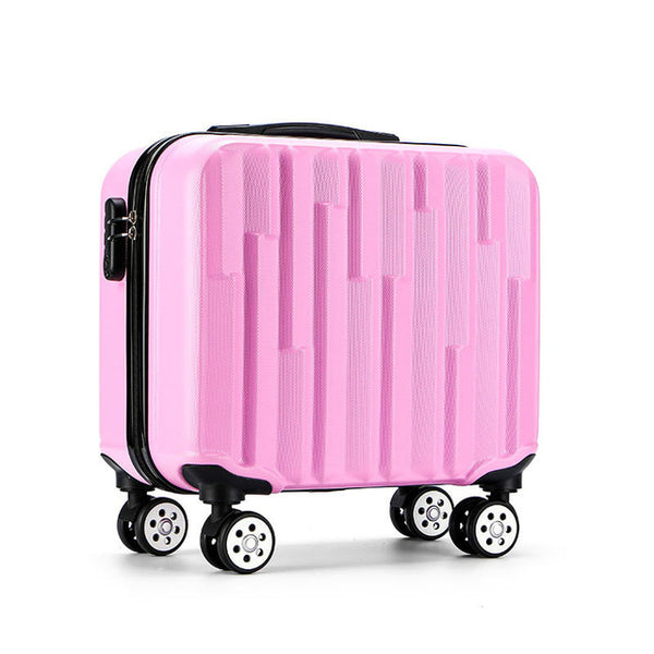Fashion 18" Travel Luggage Suitcase Spinner Wheels Boarding Case Trolley Suitcase Wheeled Travel Rolling Luggage Suitcase LGX32