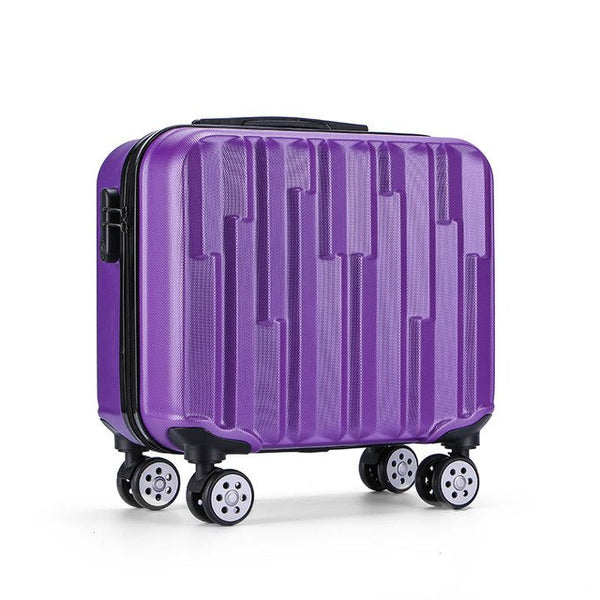Fashion 18" Travel Luggage Suitcase Spinner Wheels Boarding Case Trolley Suitcase Wheeled Travel Rolling Luggage Suitcase LGX32