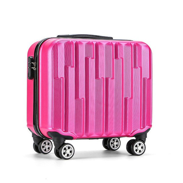 Fashion 18" Travel Luggage Suitcase Spinner Wheels Boarding Case Trolley Suitcase Wheeled Travel Rolling Luggage Suitcase LGX32