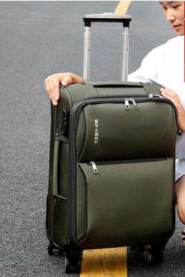 Oxford Rolling Luggage Suitcase trolley bags for men with Wheels Business Travel Luggage Suitcase  Spinner suitcase Wheeled bags