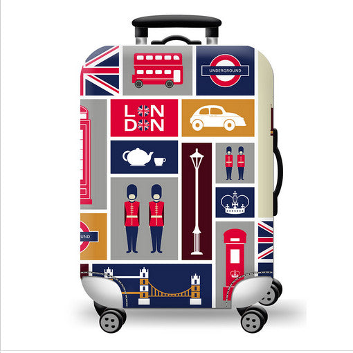 Luggage Cover Colorful Washable Travel Luggage Protector Luggage Suitcase Cover