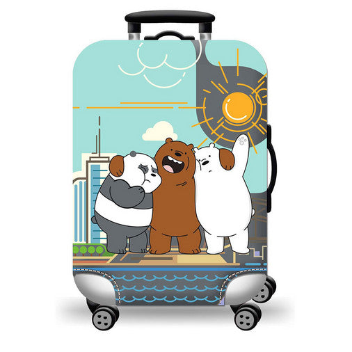 Luggage Cover Colorful Washable Travel Luggage Protector Luggage Suitcase Cover