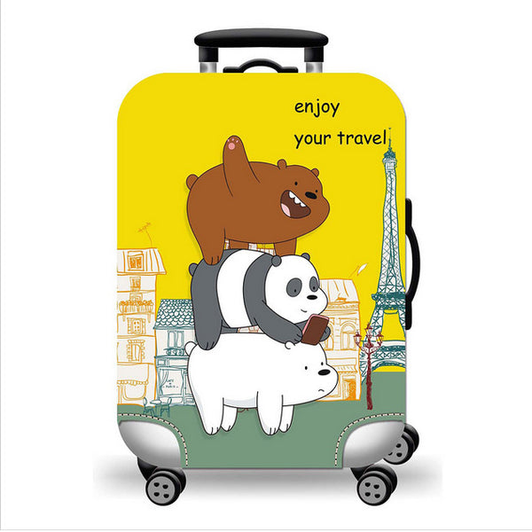Luggage Cover Colorful Washable Travel Luggage Protector Luggage Suitcase Cover