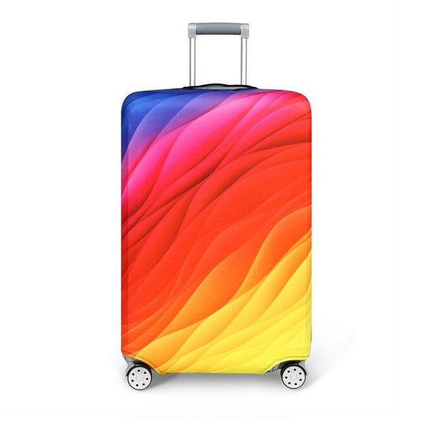 Fashion Rainbow Suitcase Cover Travel Luggage Covers Trolley Suitcase Protective Covers capa protetora para mala 18-32''Cover