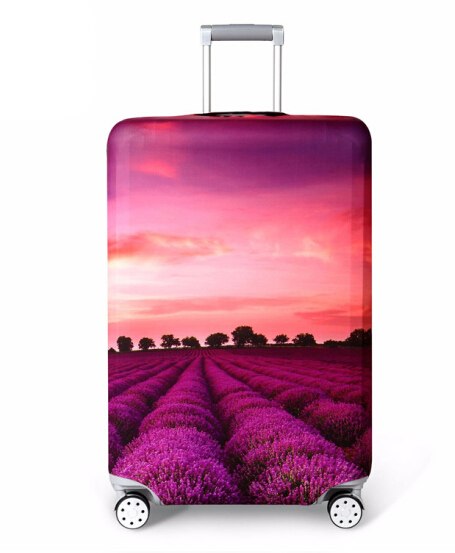 Fashion Rainbow Suitcase Cover Travel Luggage Covers Trolley Suitcase Protective Covers capa protetora para mala 18-32''Cover