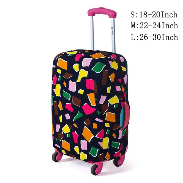 Travel Luggage Suitcase Protective Cover, Stretch Dustproof Protective Cover,Suitcase Cover Apply to 18-30inch Cases,Z-114