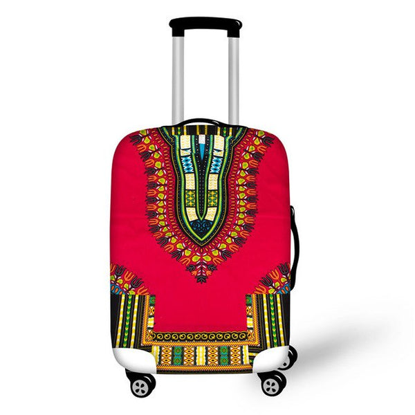 THIKIN African Protective Covers for Suitcases Travel Luggage Suitcase Cover Zipper Suit Thick 18-30 inch Storage Bag Case Cover