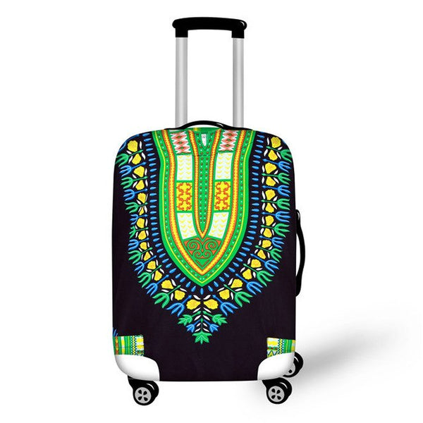 THIKIN African Protective Covers for Suitcases Travel Luggage Suitcase Cover Zipper Suit Thick 18-30 inch Storage Bag Case Cover