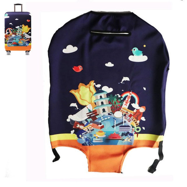 OKOKC Cartoon Rabbit Thickest Suitcase Cover for Trunk Case for 18''-32'' Suitcase Elastic Luggage Cover Travel Accessories