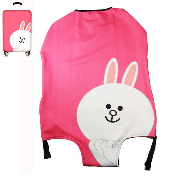 OKOKC Cartoon Rabbit Thickest Suitcase Cover for Trunk Case for 18''-32'' Suitcase Elastic Luggage Cover Travel Accessories