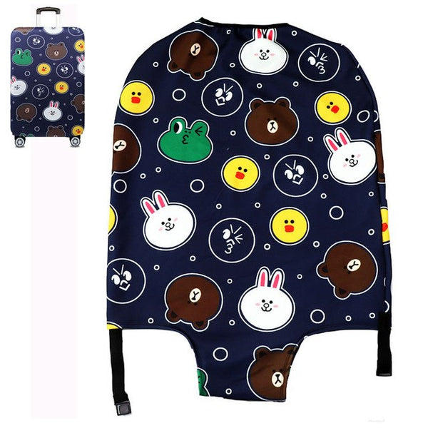 OKOKC Cartoon Rabbit Thickest Suitcase Cover for Trunk Case for 18''-32'' Suitcase Elastic Luggage Cover Travel Accessories