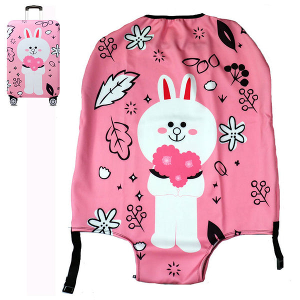 OKOKC Cartoon Rabbit Thickest Suitcase Cover for Trunk Case for 18''-32'' Suitcase Elastic Luggage Cover Travel Accessories