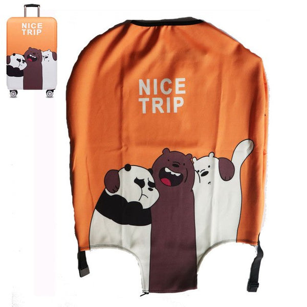 OKOKC Cartoon Rabbit Thickest Suitcase Cover for Trunk Case for 18''-32'' Suitcase Elastic Luggage Cover Travel Accessories