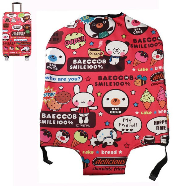 OKOKC Cartoon Rabbit Thickest Suitcase Cover for Trunk Case for 18''-32'' Suitcase Elastic Luggage Cover Travel Accessories