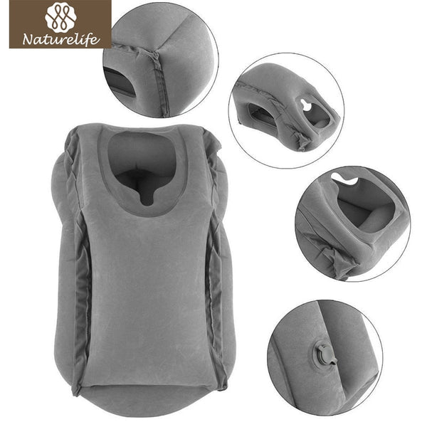 Naturelife Airplane Inflatable Neck Pillows Comfortable Travel Pillow for Sleeping Diverse Innovative Travel Pillow Case Pad Mat
