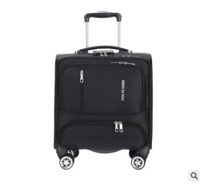 18 Inch Luggage Suitcase Oxford Cabin Boarding Spinner suitcase Men Travel Rolling luggage bag On Wheels Travel Wheeled Suitcase