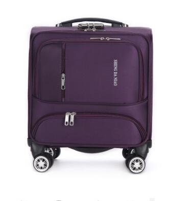 18 Inch Luggage Suitcase Oxford Cabin Boarding Spinner suitcase Men Travel Rolling luggage bag On Wheels Travel Wheeled Suitcase