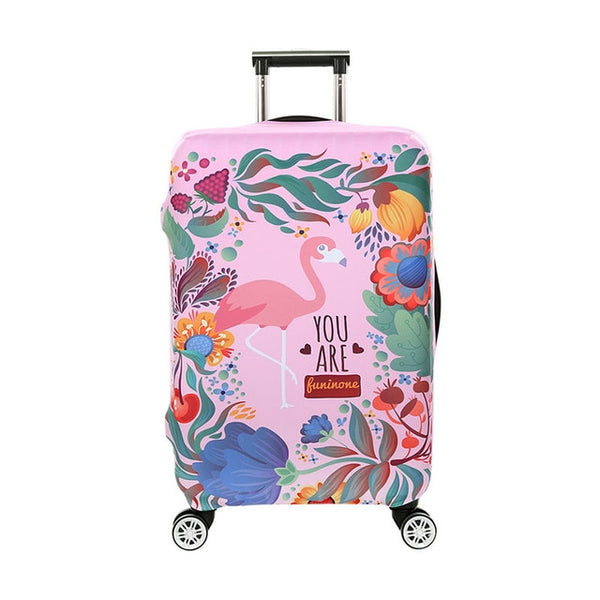 HMUNII  Washable Luggage protective  Cover Travel Suitcase Protector Zipper Suitcase Cover,Elastic Thickening  Protective  Case