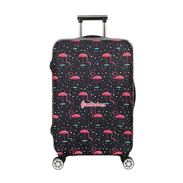 HMUNII  Washable Luggage protective  Cover Travel Suitcase Protector Zipper Suitcase Cover,Elastic Thickening  Protective  Case