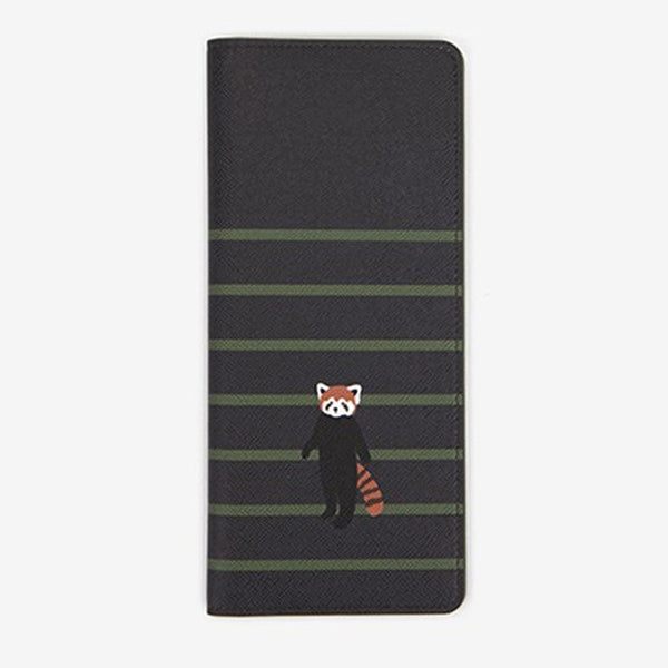 Travel passport package Fox animal pattern Passport cover Travel passport credit card set Travel accessories