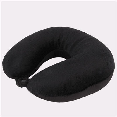 U Shaped Travel Pillow Nanoparticles Neck Pillow Travel pillow for Airplane Flight Foam particles Pillow for travel