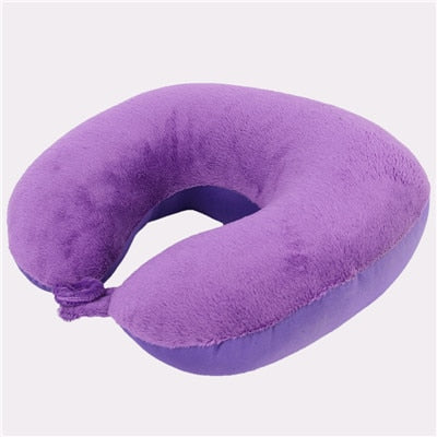U Shaped Travel Pillow Nanoparticles Neck Pillow Travel pillow for Airplane Flight Foam particles Pillow for travel