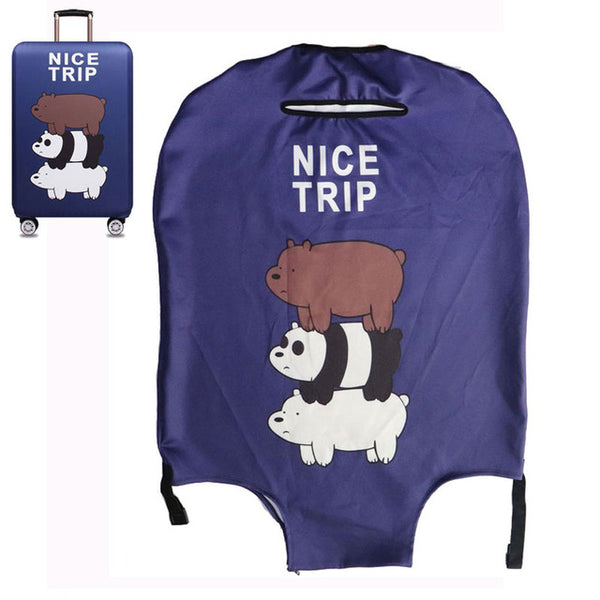 OKOKC Animal Cartoon Thickest Suitcase Cover for Trunk Case for 18''-32'' Suitcase Elastic Luggage Cover Travel Accessories