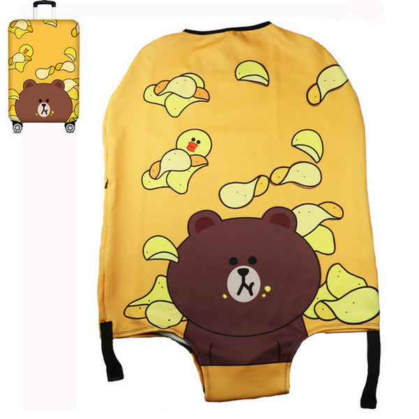 OKOKC Animal Cartoon Thickest Suitcase Cover for Trunk Case for 18''-32'' Suitcase Elastic Luggage Cover Travel Accessories