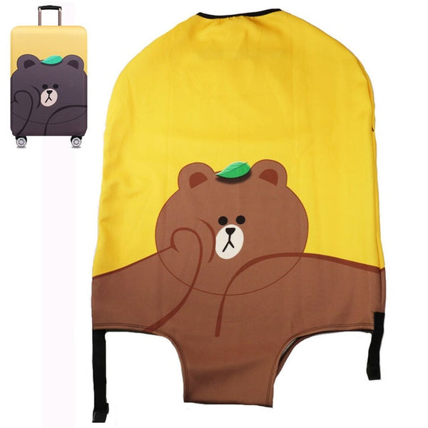 OKOKC Animal Cartoon Thickest Suitcase Cover for Trunk Case for 18''-32'' Suitcase Elastic Luggage Cover Travel Accessories
