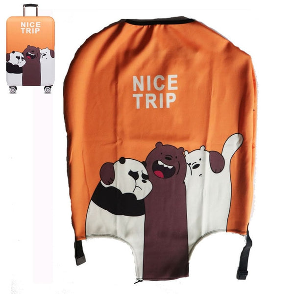 OKOKC Animal Cartoon Thickest Suitcase Cover for Trunk Case for 18''-32'' Suitcase Elastic Luggage Cover Travel Accessories