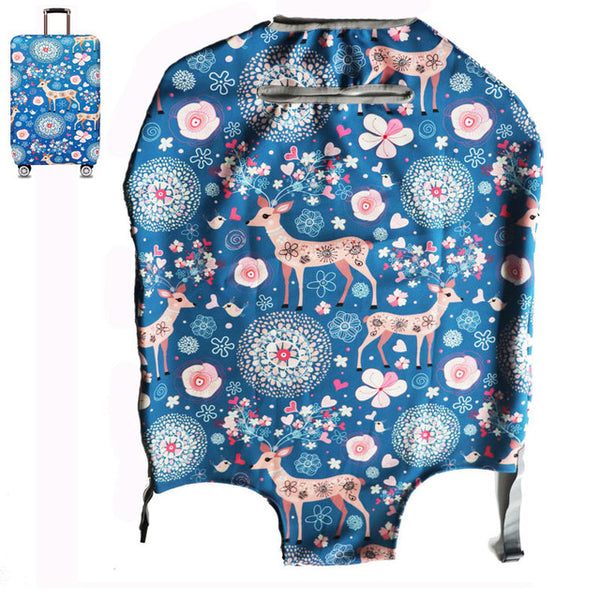 OKOKC Animal Cartoon Thickest Suitcase Cover for Trunk Case for 18''-32'' Suitcase Elastic Luggage Cover Travel Accessories