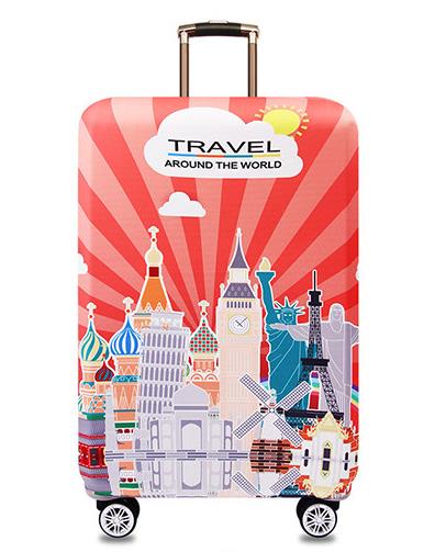 Fashion Rainbow Suitcase Cover Travel Luggage Covers Trolley Suitcase Protective Covers capa protetora para mala 18-32''Cover