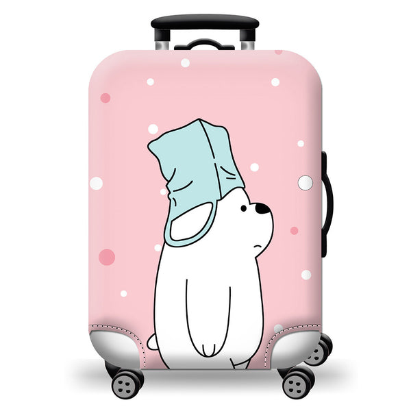 Elastic Luggage Cover Luggage Suitcase Cover Super Cute Panda Lightweight Luggage Protector Dustproof Suitcase Cover