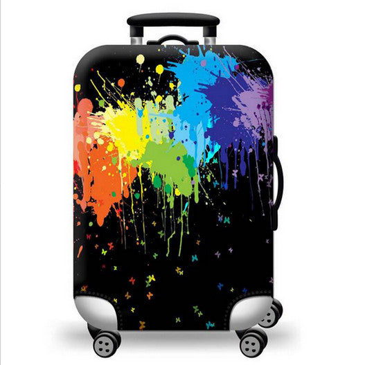 Luggage Case Bag Elastic Cover Printed Suitcase Cover Protector