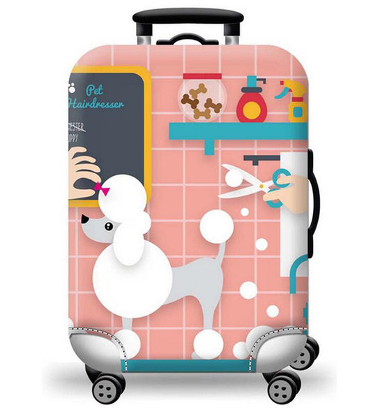 Luggage Case Bag Elastic Cover Printed Suitcase Cover Protector
