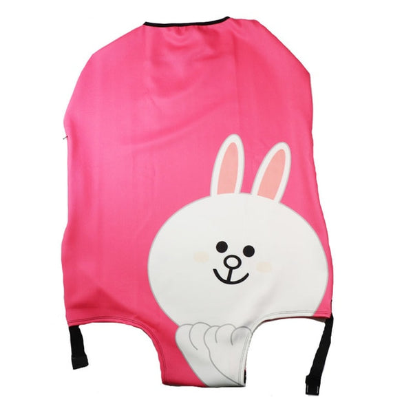 OKOKC Elastic Thickest Flamingos Luggage Cover Suitcase Protective Cover for Trunk Case Apply to 19''-32'' Suitcase Cover