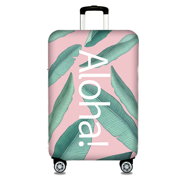 OKOKC Elastic Thickest Flamingos Luggage Cover Suitcase Protective Cover for Trunk Case Apply to 19''-32'' Suitcase Cover
